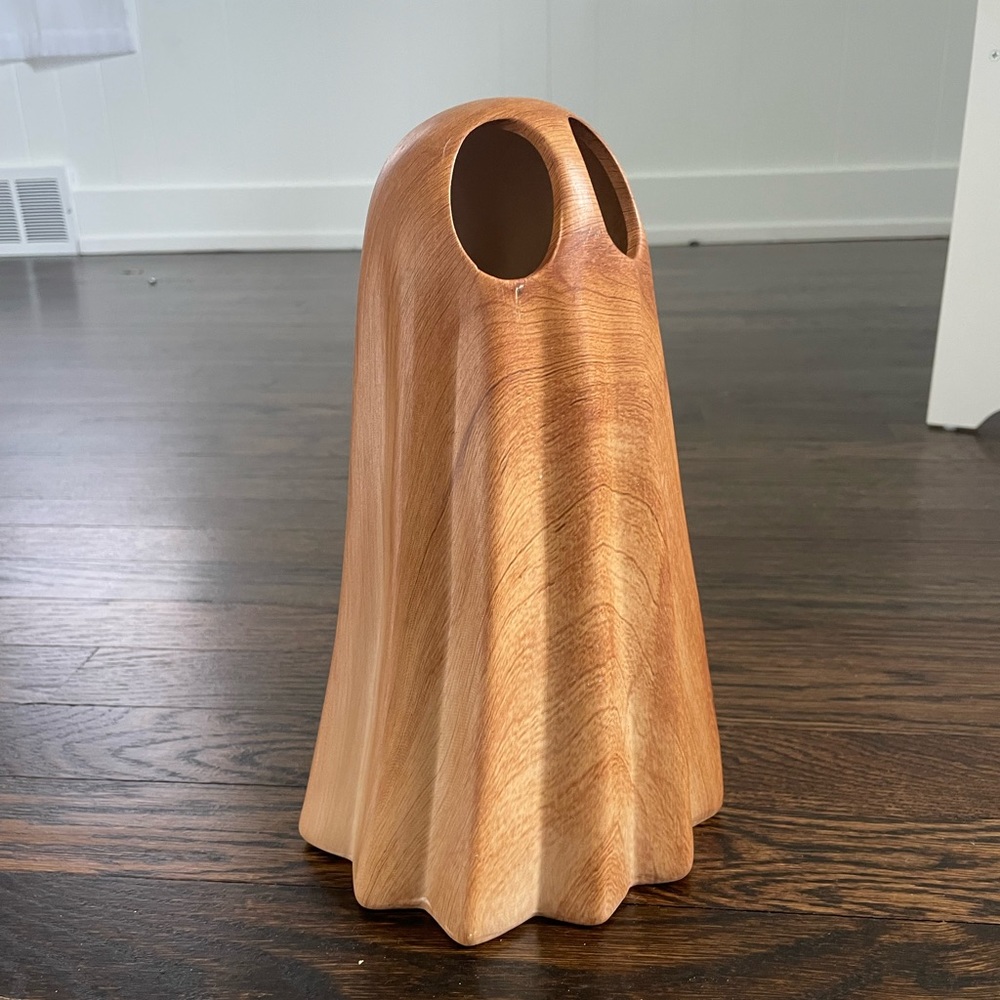 Martha Stewart wood finish ghost figurine!